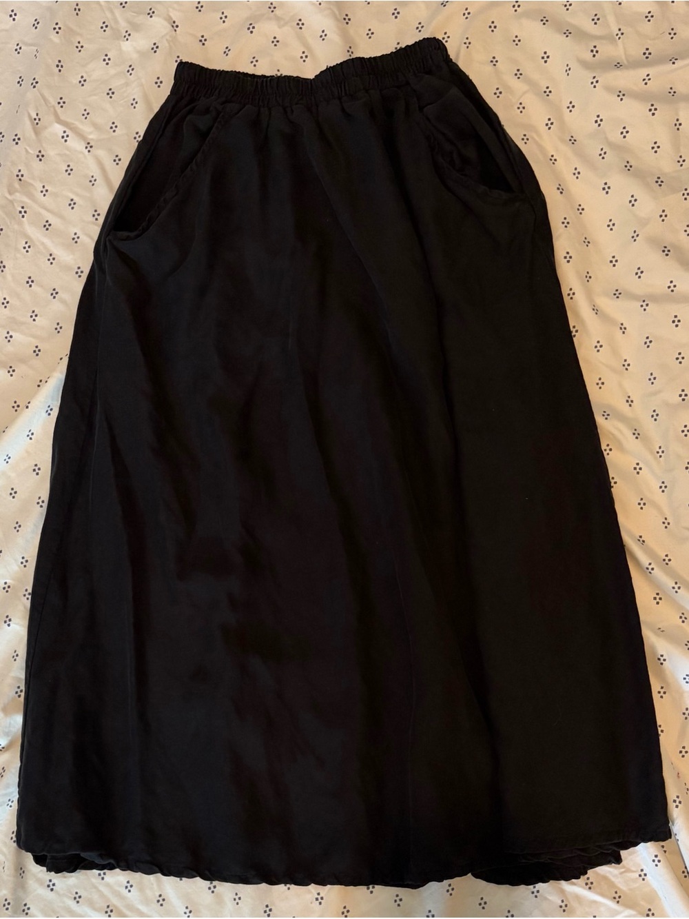 Curator SF Black “Fawn” A-Line Skirt